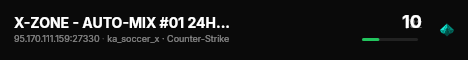 X-ZONE - AUTO-MIX #01 24H @BRXGAMES live status badge