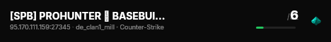 [SPB] PROHUNTER ϟ BASEBUILDER |CS-MANIA.RU| live status badge