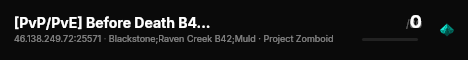 [PvP/PvE] Before Death B42.19.0 Test live status badge