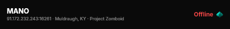 MANO live status badge