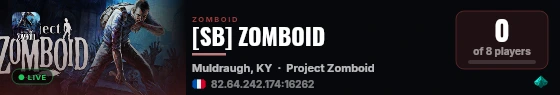 [SB] ZOMBOID live status badge