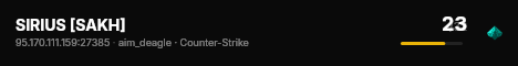 SIRIUS [SAKH] live status badge