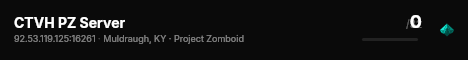 CTVH PZ Server live status badge