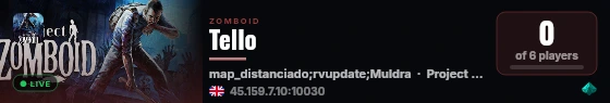Tello live status badge