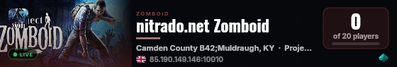 nitrado.net Zomboid live status badge