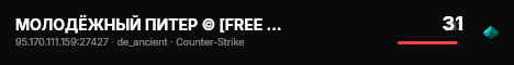 МОЛОДЁЖНЫЙ ПИТЕР © [FREE VIP] live status badge