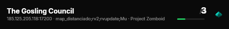 The Gosling Council live status badge