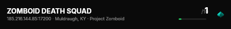 ZOMBOID DEATH SQUAD live status badge