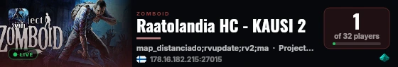 Raatolandia HC - KAUSI 2 live status badge