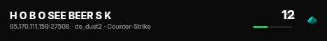 H O B O SEE BEER S K live status badge