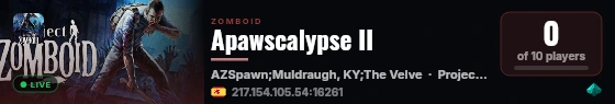 Apawscalypse II live status badge
