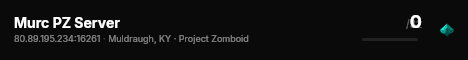 Murc PZ Server live status badge