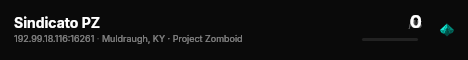 Sindicato PZ live status badge