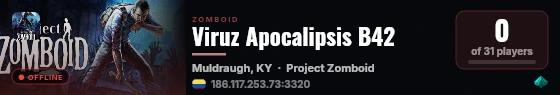 Viruz Apocalipsis B42 live status badge