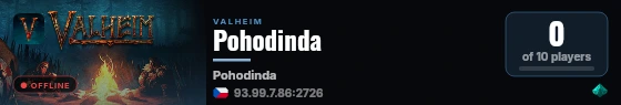 Pohodinda live status badge