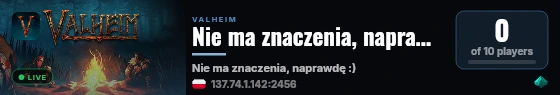 Nie ma znaczenia, naprawdę :) live status badge