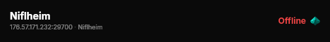 Niflheim live status badge