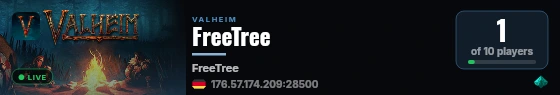FreeTree live status badge