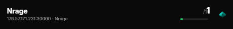 Nrage live status badge