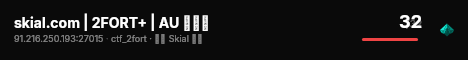 skial.com | 2FORT+ | AU ███ live status badge
