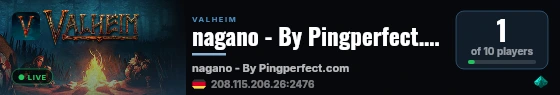 nagano - By Pingperfect.com live status badge