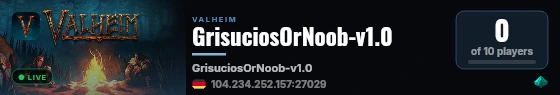 GrisuciosOrNoob-v1.0 live status badge