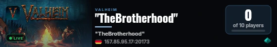 "TheBrotherhood" live status badge