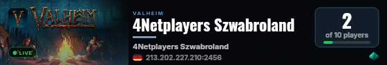 4Netplayers Szwabroland live status badge