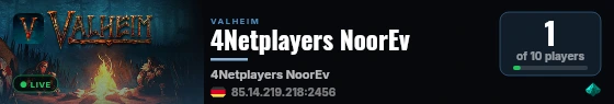 4Netplayers NoorEv live status badge