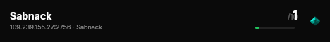 Sabnack live status badge