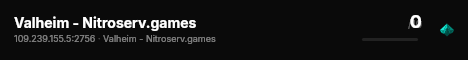 Valheim - Nitroserv.games live status badge