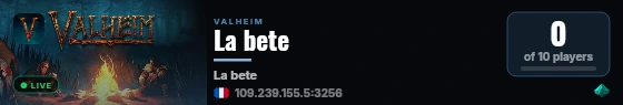 La bete live status badge