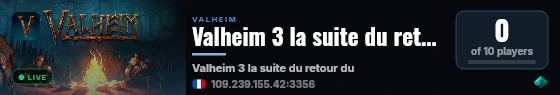Valheim 3 la suite du retour du dernier boss live status badge
