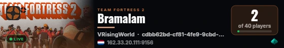 Bramalam live status badge
