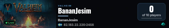BananJesim live status badge