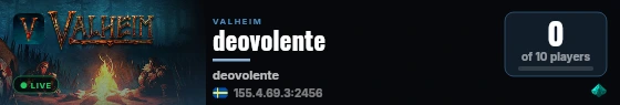 deovolente live status badge