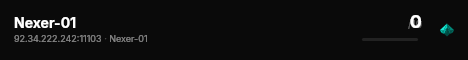 Nexer-01 live status badge