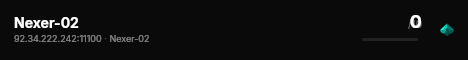 Nexer-02 live status badge