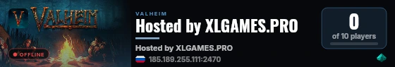Hosted by XLGAMES.PRO live status badge