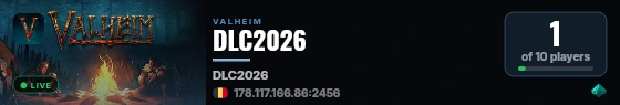 DLC2026 live status badge