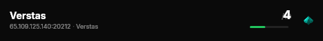 Verstas live status badge