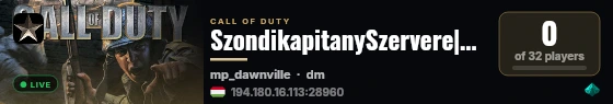 SzondikapitanySzervere|http://szondi.ninja live status badge