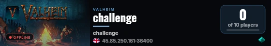 challenge live status badge