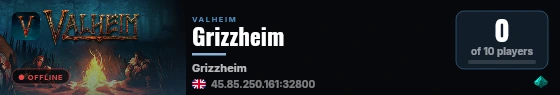 Grizzheim live status badge