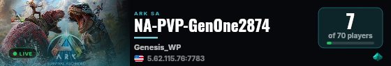 NA-PVP-GenOne2874 live status badge