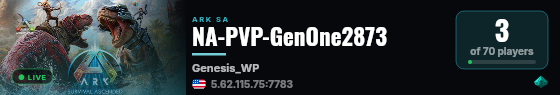 NA-PVP-GenOne2873 live status badge