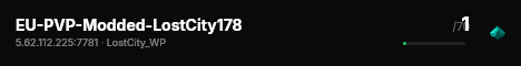 EU-PVP-Modded-LostCity178 live status badge