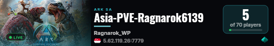 Asia-PVE-Ragnarok6139 live status badge