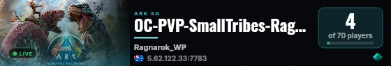 OC-PVP-SmallTribes-Ragnarok9517 live status badge