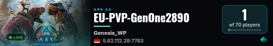 EU-PVP-GenOne2890 live status badge